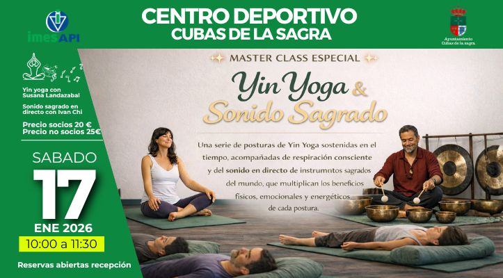 ✨ Master Class Especial: Yin Yoga & Sonido Sagrado ✨