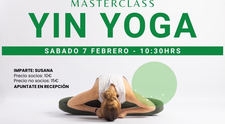 MASTERCLASS - YIN YOGA - SABADO 7 FEB 10:·0