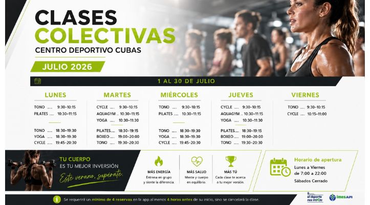 Clases Colectivas – Julio 2026