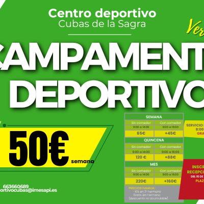 ¡Llega el Campamento Deportivo más divertido del verano!