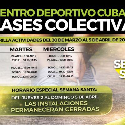 SEMANA SANTA 2026 EN CENTRO DEPORTIVO CUBAS