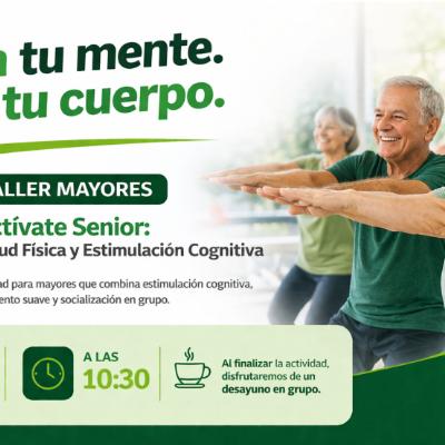 Taller + desayuno para Mayores – Viernes 24 de abril