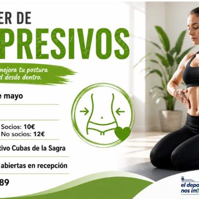 TALLER DE HIPOPRESIVOS – MEJORA TU CORE Y TU SALUD - 9 MAYO 2026