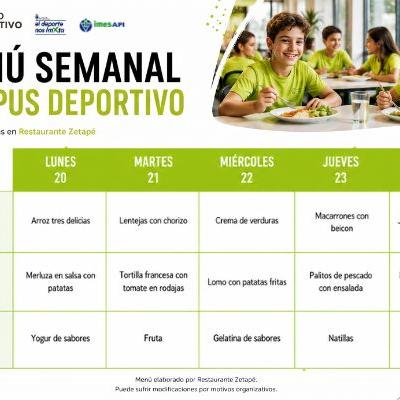 MENU CAMPUS DEPORTIVO